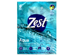 Zest Aqua Pure espuma cremosa: limpieza lujosa y enjuague claro.
