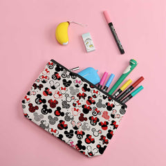 ZHAMEN bolsa de maquillaje gran capacidad ideal para cosméticos y accesorios.