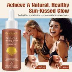 Cuentagotas ZhuGuaCo para controlar la dosis y bronceado gradual.