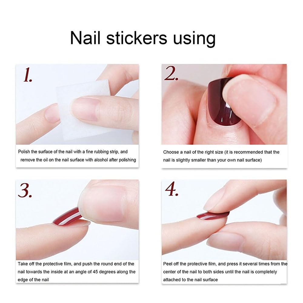 ZIFANHU instrucciones simples para aplicar uñas rápidamente.