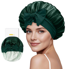Gorrito ZIMASILK de seda morera, doble capa para dormir.
