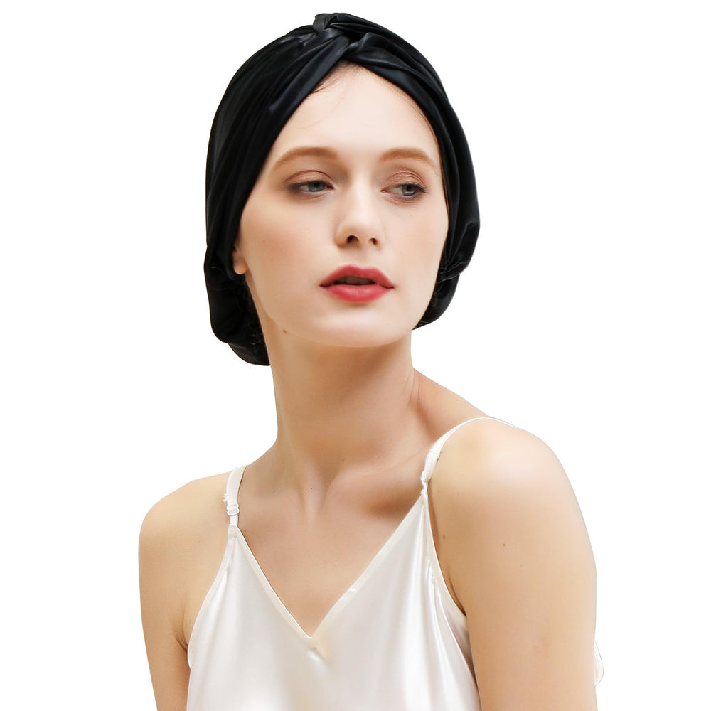 Gorro de seda ZIMASILK 22-momme con cierre elástico para dormir