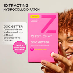 Emballage ZitSticka Goo Getter prêt à être intégré dans votre routine.