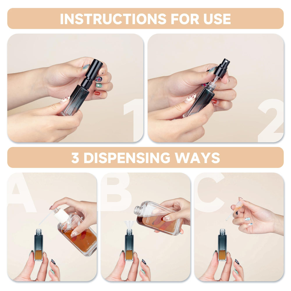 Embudo ZIZEMOJA para rellenar perfume sin goteos