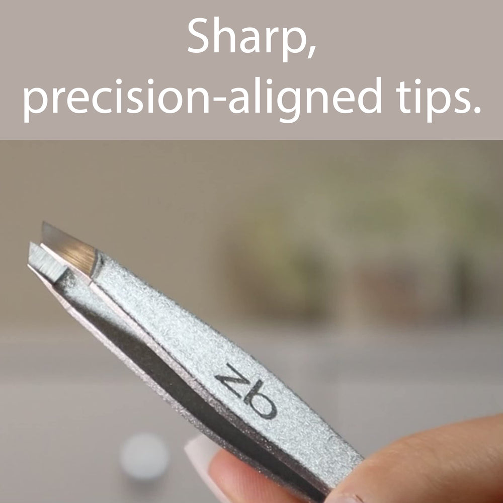 Pinzas Zizzili Basics con funda protectora para transporte higienico.