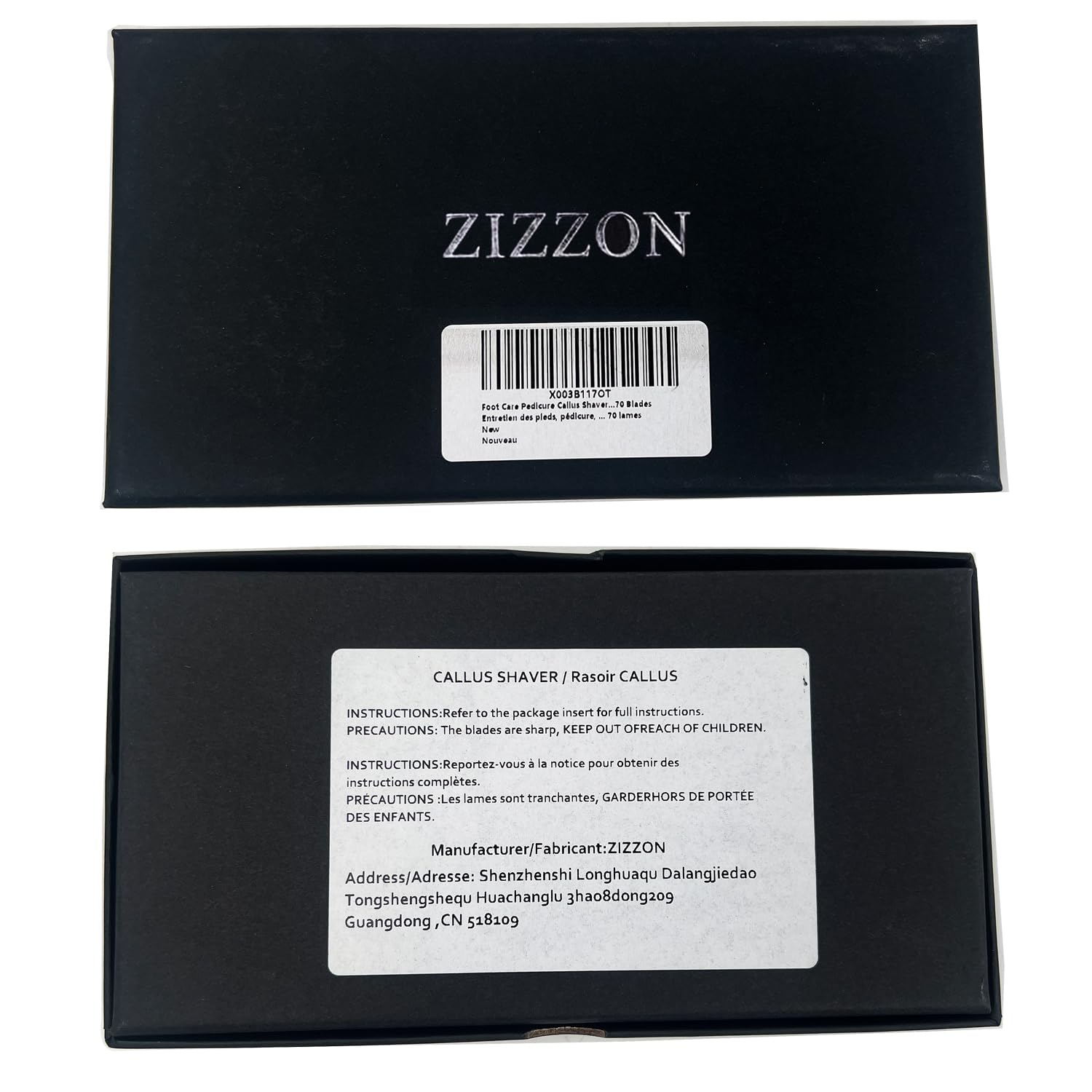ZIZZON regalo práctico para familiares con cuidado de pies diario.