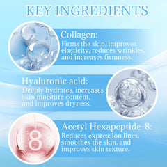 ZJRUI serum ácido hialurónico, hidrata y suaviza la piel.