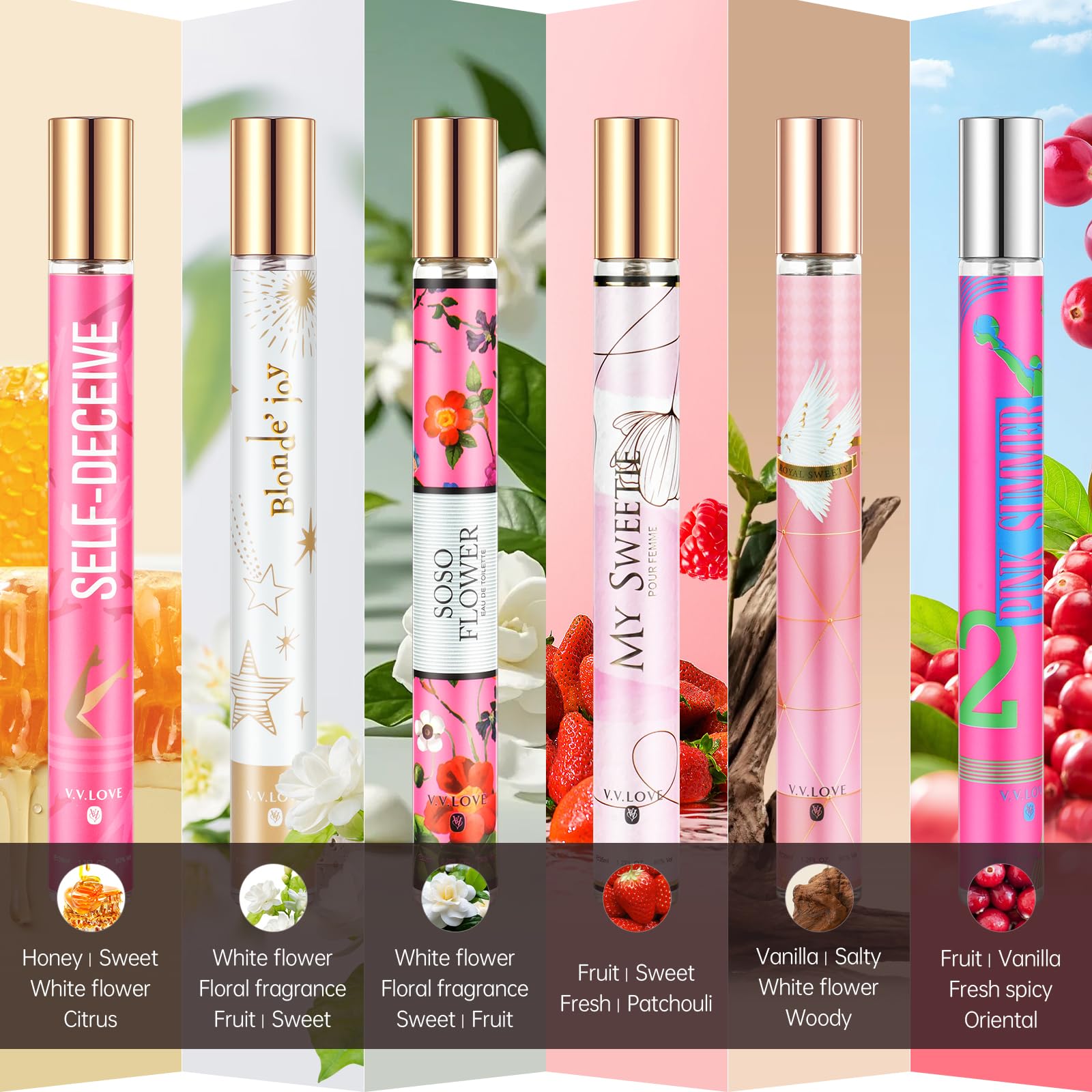 ZKONLY botellas-perfume-mini-35ml, portátil para la bolsa.