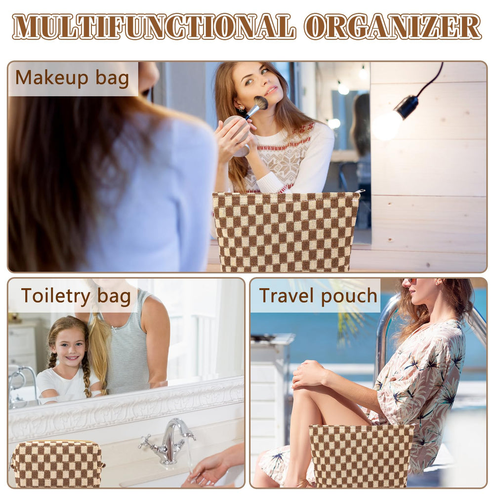 ZLFSRQ estuche para pinceles cuadros, mantiene tus accesorios de belleza ordenados.