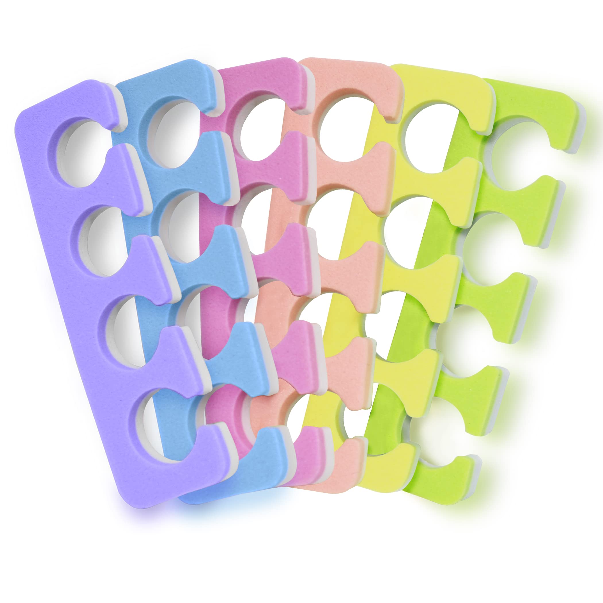 ZMOI conjunto de separadores de dedos para pedicura, ideal para esmaltar uñas.