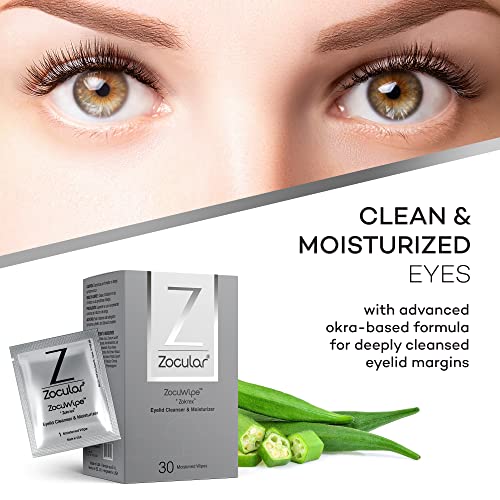 Zocular Zocuwipe limpieza de parpados diaria para mayor confort ocular