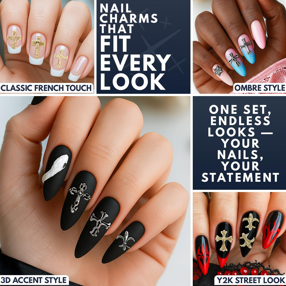 ZOKLU durable nail charms pack for repeated creativity