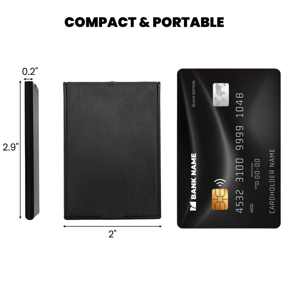 ZOOFOX espejo mini para cartera, compacto y práctico para viajes.