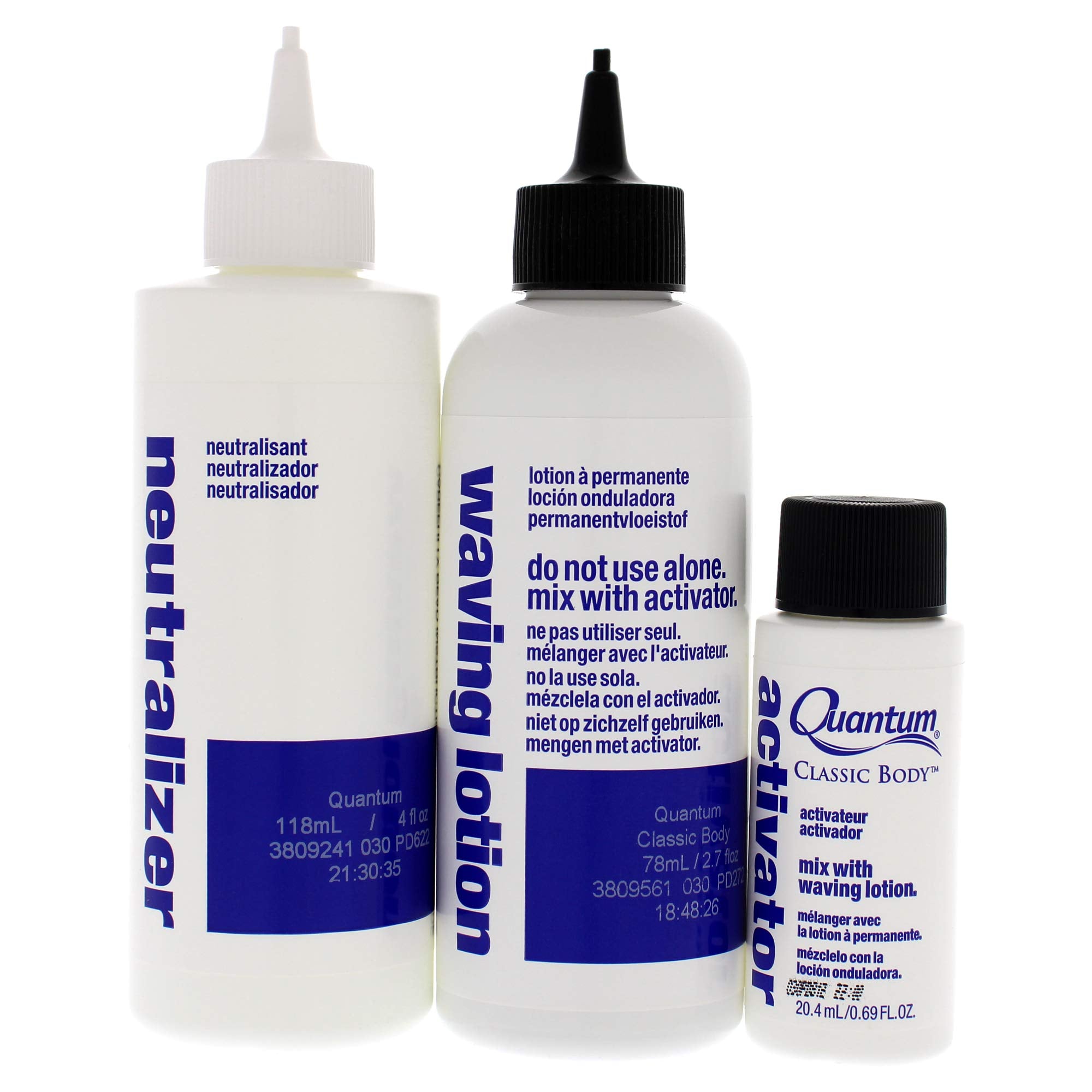 Difusor de secado usando Zotos Quantum Classic Body Acid Perm para ondas definidas.