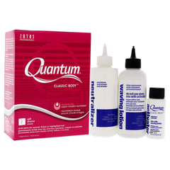 Ondas suaves en cabello corto con Zotos Quantum Classic Body Acid Perm.