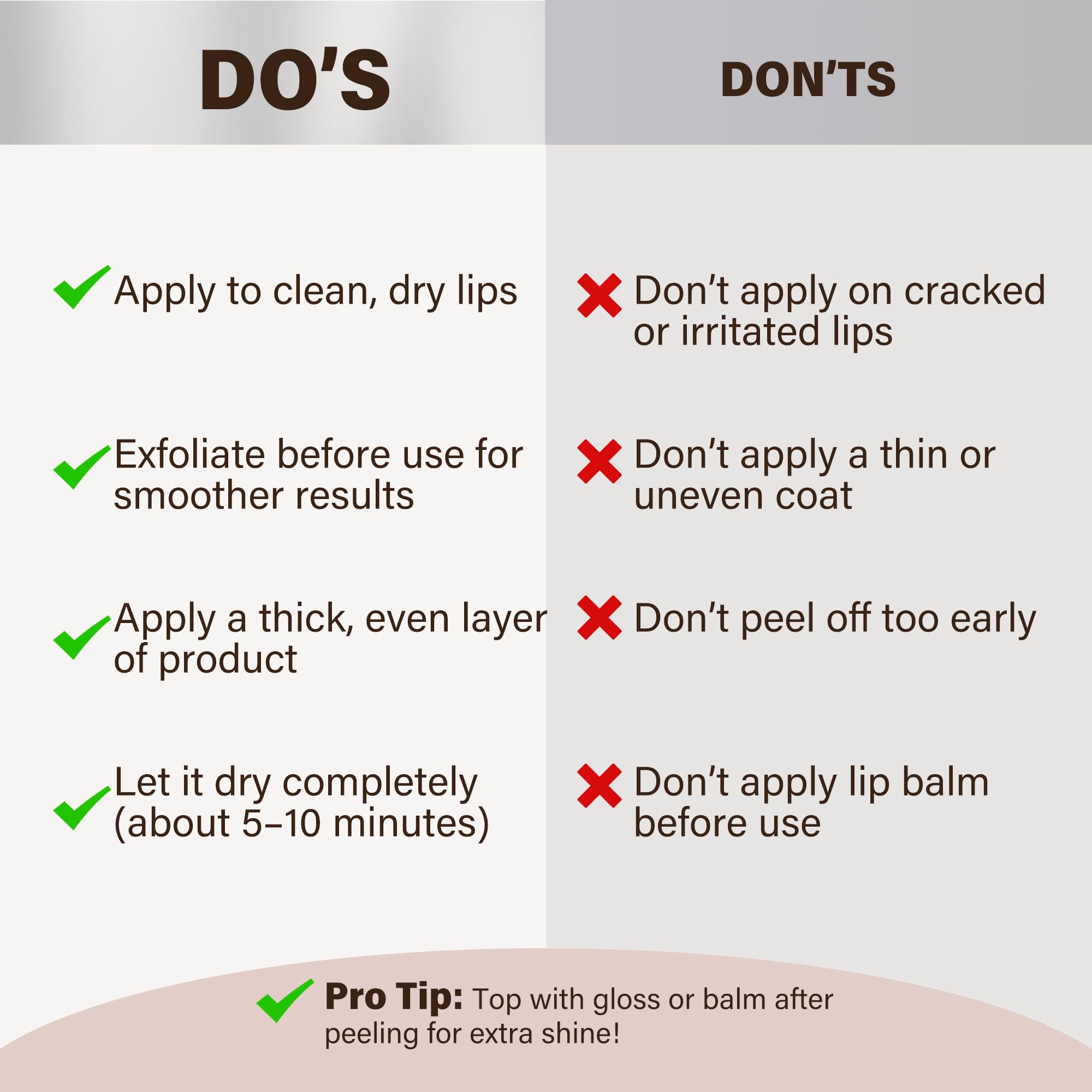 ZOUHOE Lip tint being applied for smooth, even coverage