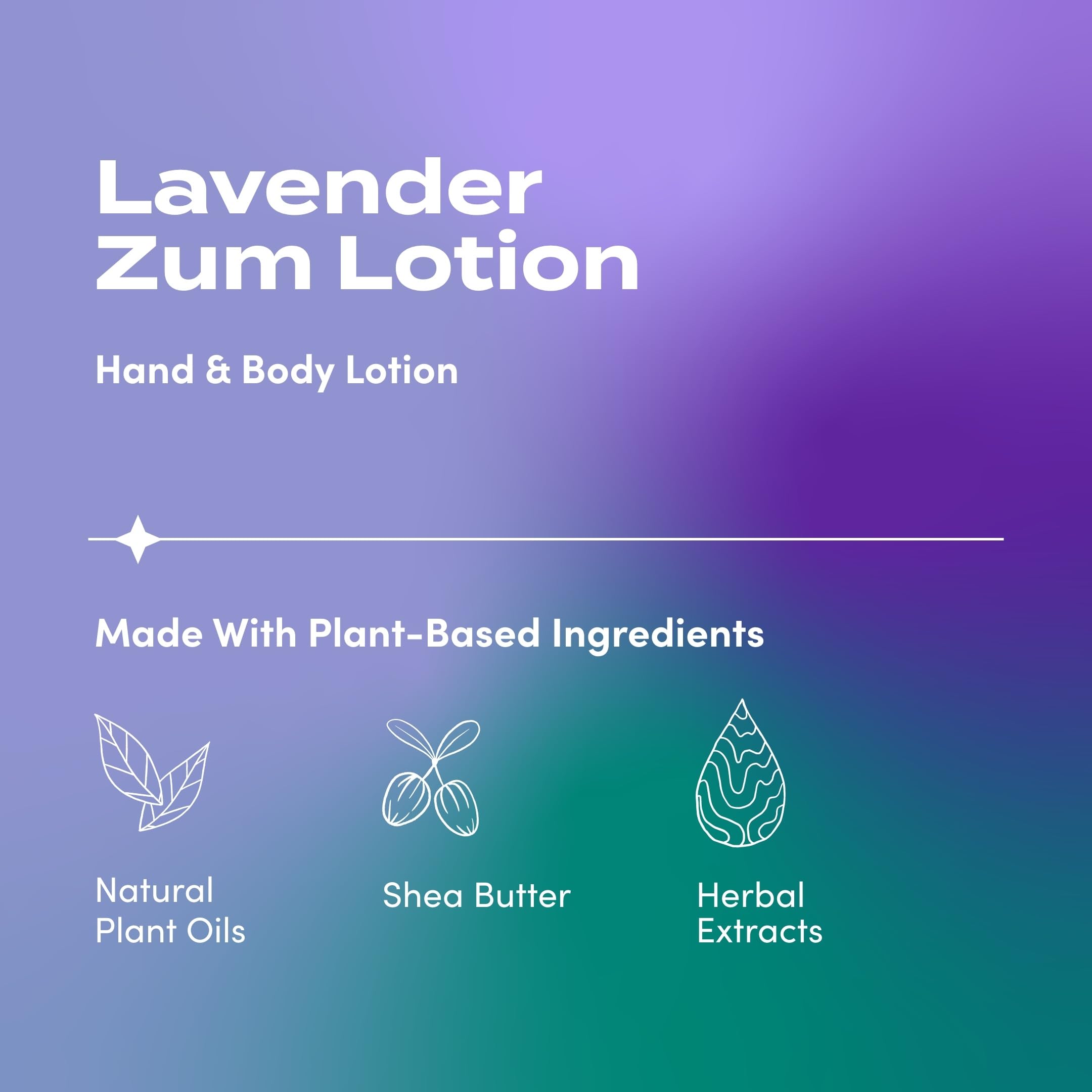 Lokción Zum lavanda, textura cremosa, piel suave