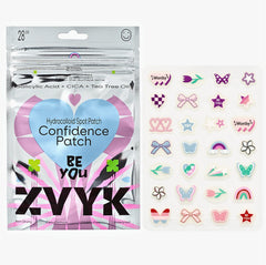 Parche ZVYK con diseño corazón para espinilla, expresión personal y cobertura rápida