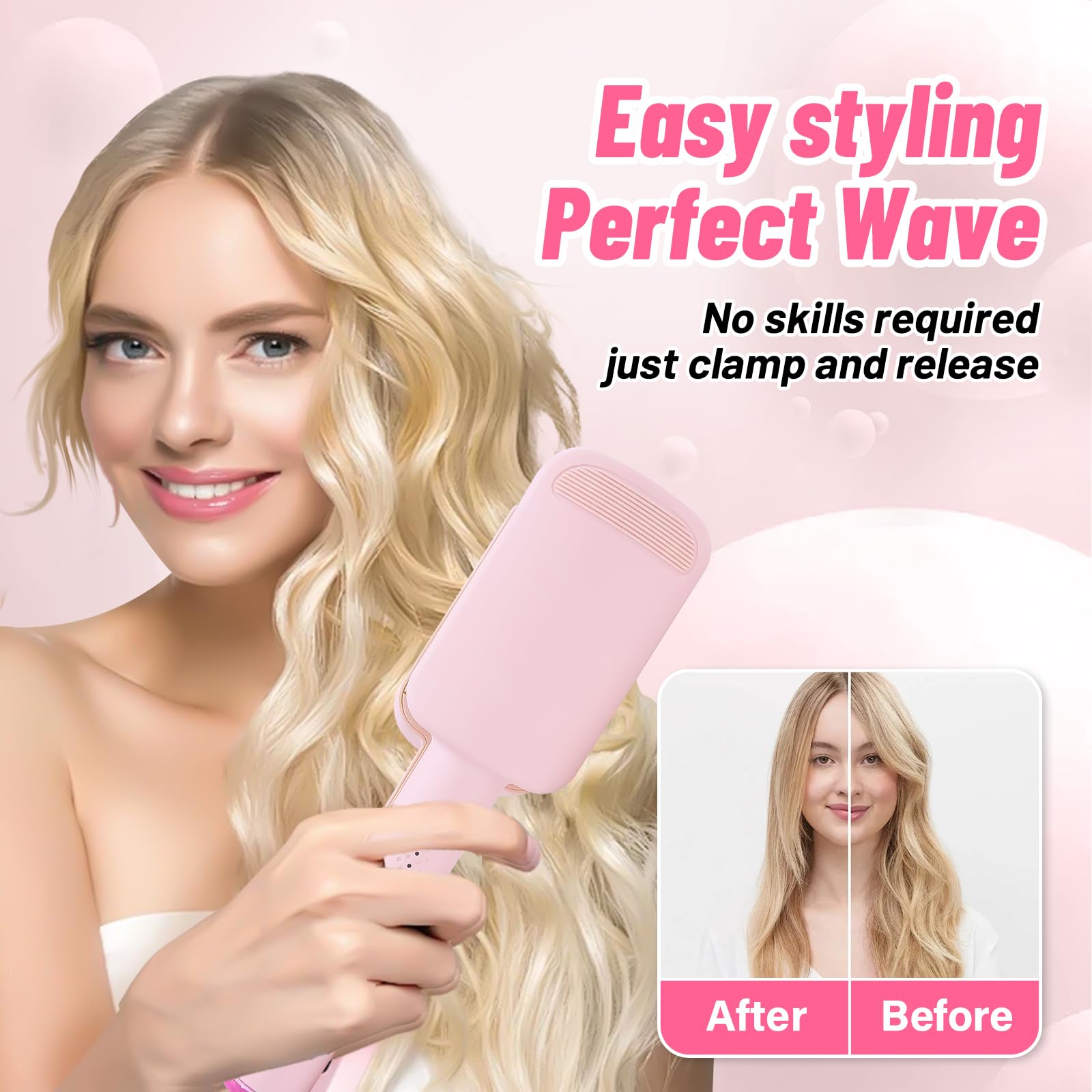ZWIKAGEF Deep Beach Waver perfecto para la rutina diaria de peinado