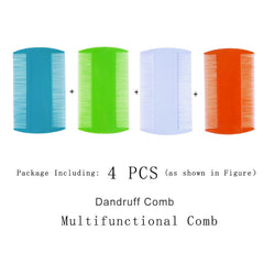 zYoung juego de 4 peines ligeros, ideal para retoques en bolso