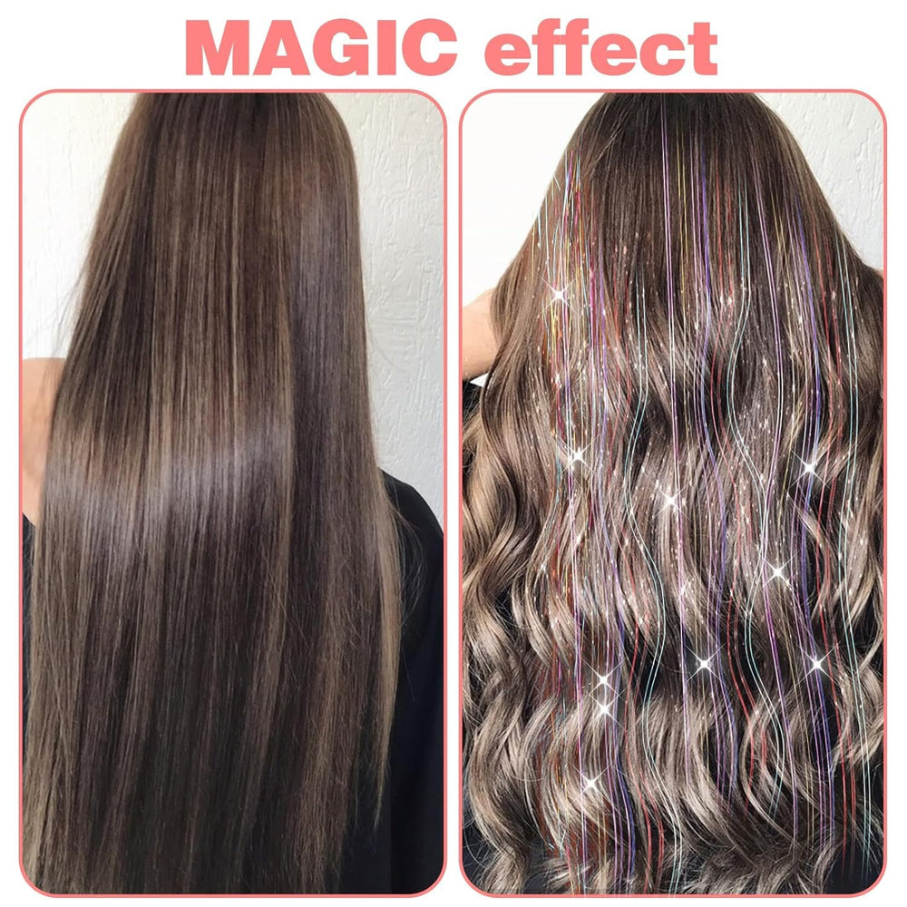ZYXQZYX cintas arcoíris para cabello, colores vivos para looks creativos.