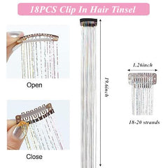 ZYXQZYX cintas plateadas para cabello, toque elegante para eventos.